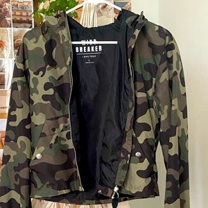 camo windbreaker